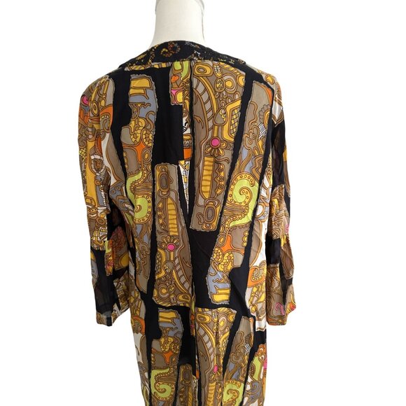 TRINA TURK Multicolor Swing Dress Size 12 - Picture 8 of 9